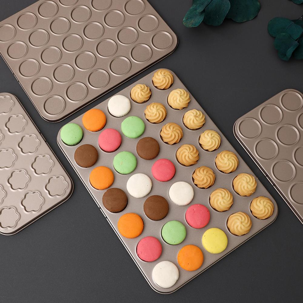 Pastry Oven Kitchen Shallow Bakeware Non-stick Cookie Sheet Biscuit Pad Macaron Pan Baking Tray