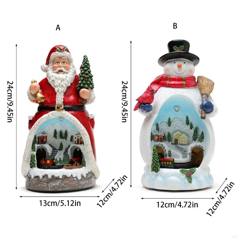 Weihnachtsspielzeug Spieluhr Weihnachtshütte Harz Spieluhr mit Zug A0KF