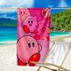 1pc Kirby2 Beach Towel, Beach and Seaside Swimming Pool Equipment, Fashion Pattern, Rectangular, Travel Essentials