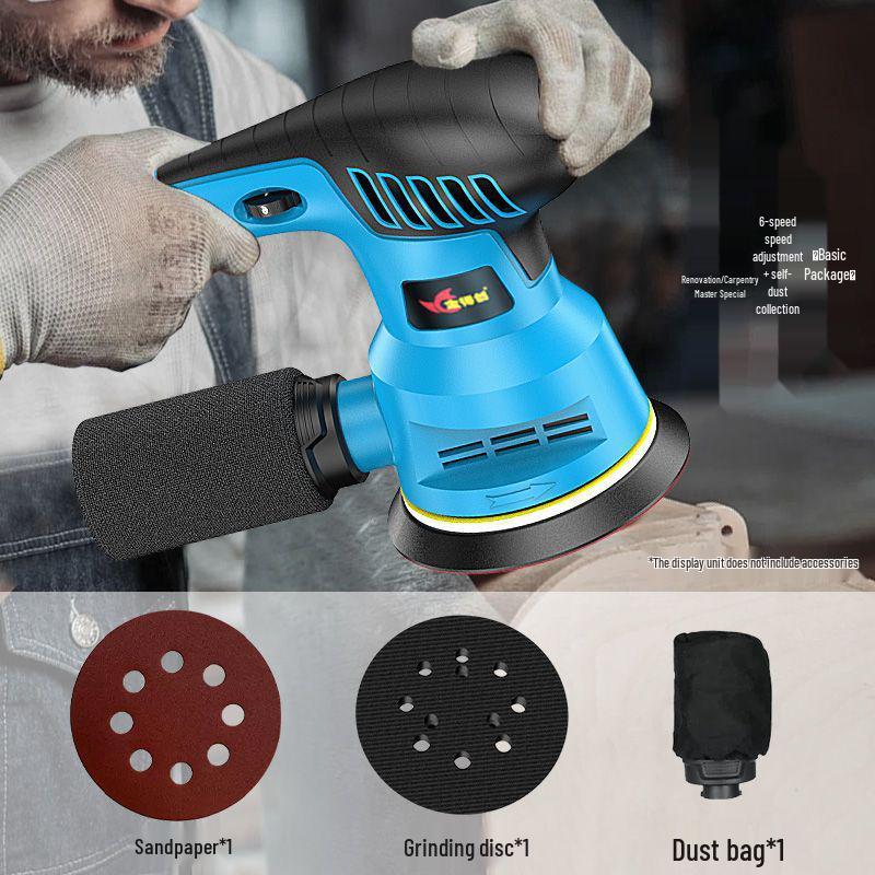 

Electric Dust-Free Sanding Machine: Multifunctional Woodworking, Polishing, Rust & Putty Removal with Self-Suction