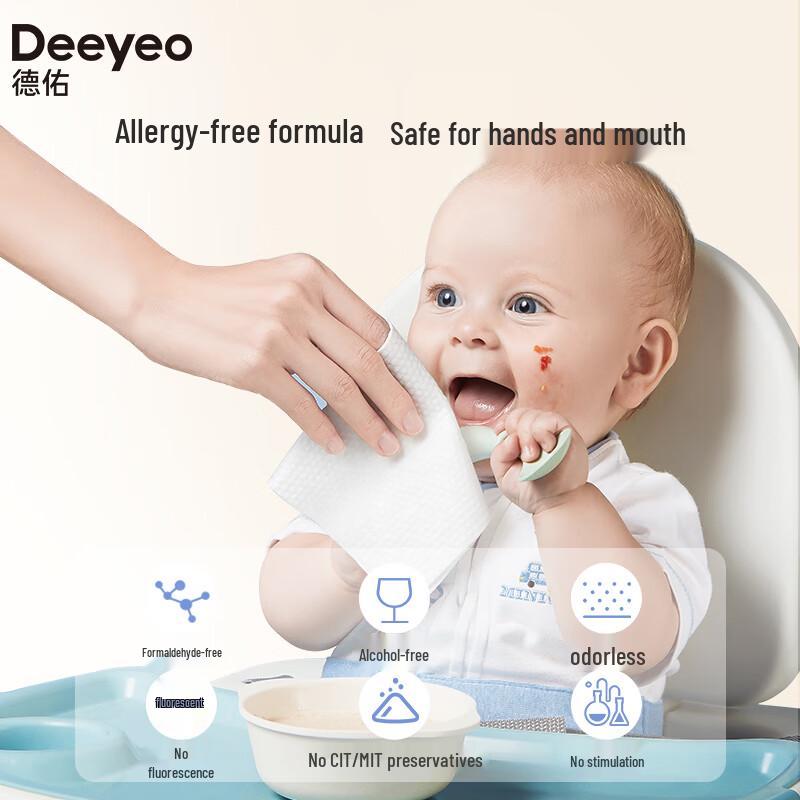 DeYou Gentle Baby Hand & Mouth Wipes