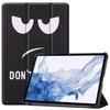 Custer Painted 3-Fold Holder Inteligentne Skórzane Etui na Tablet