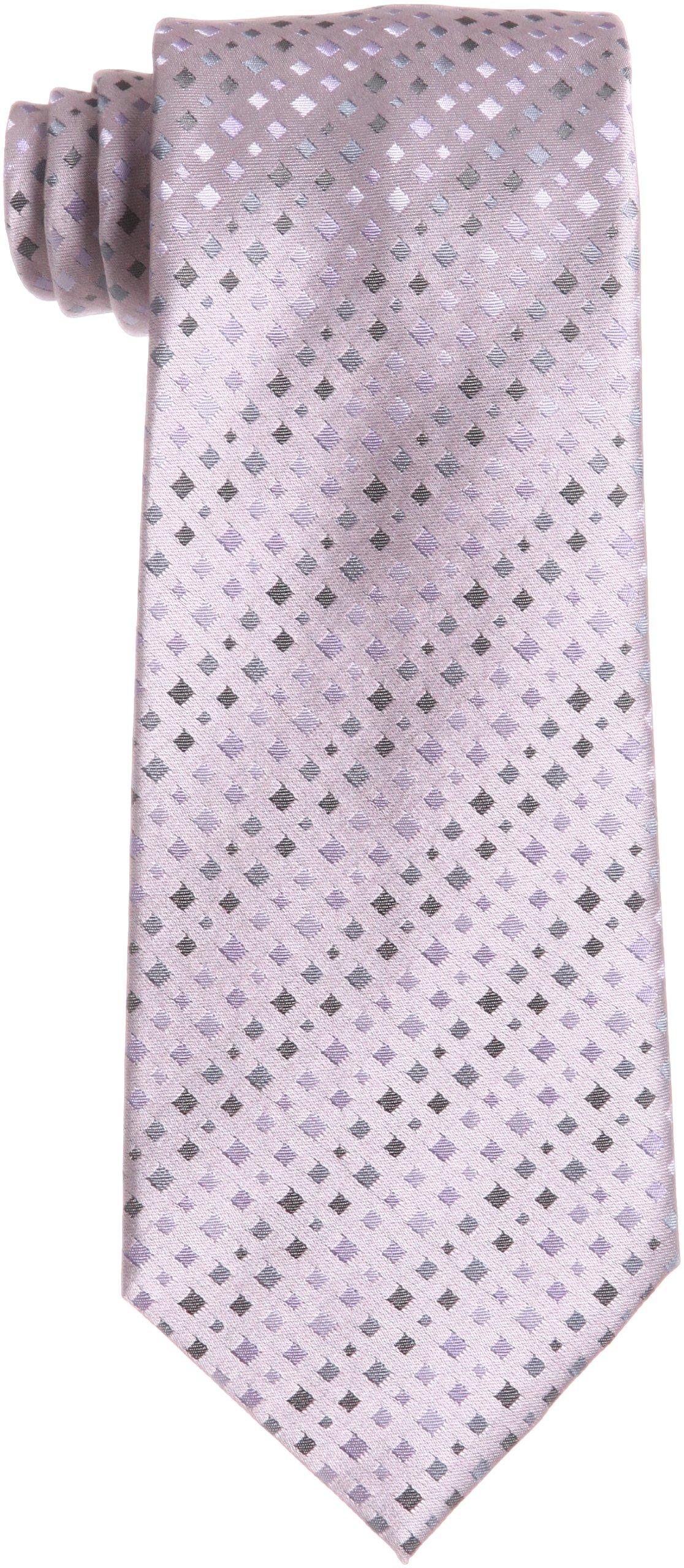 [Hiroko Koshino Homme] Necktie, Small Pattern, 003254-20000-2907 06 Pink base, gray and purple small pattern, FREE