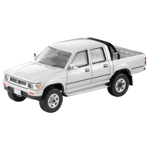 Tomytec Tomica Limited Vintage Neo LV-N256c Toyota Hilux 4WD Pickup Double Cab SSR Silver 1991 Model (Assembled) 333197