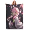 Kimetsu Demon Slayer Blankets Velvet Spring/Autumn Anime Kimetsu No Yaiba  Super Warm Throw Blankets for Bed Outdoor Rug Piece