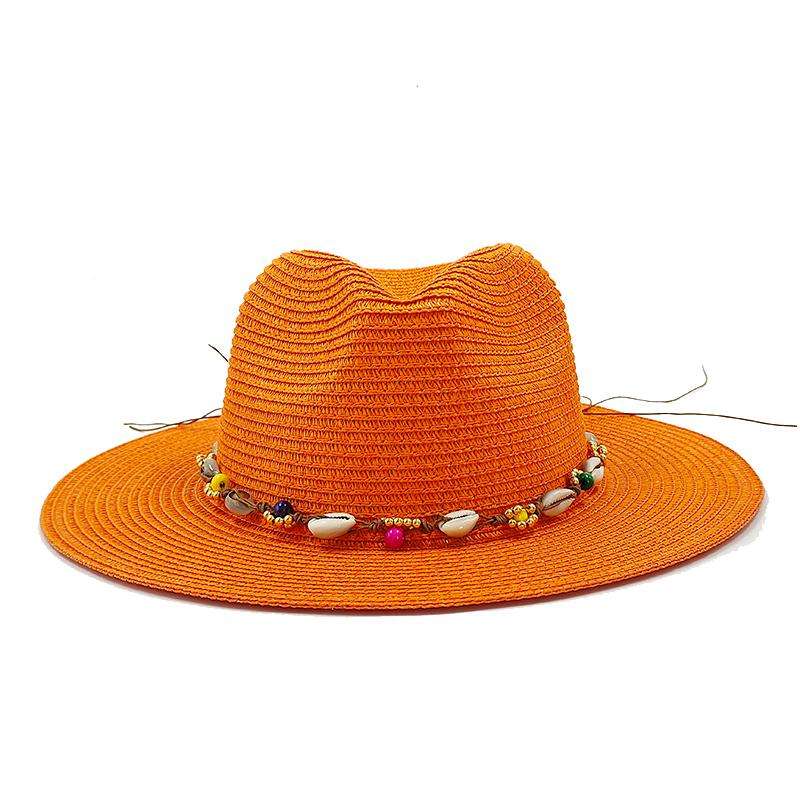 Summer Straw Hat Fashion Simple Hat For Men Women Wide Brim Jazz Hat Casual Classic Sun Hat Foldable Travel Beach Hat