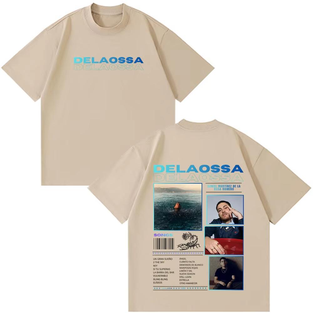 Rapper Delaossa Veneno Album Tour T Shirts Men Women Hip-hop Fashion Harajuku T Shirts Vintage Summer Cotton T-shirt