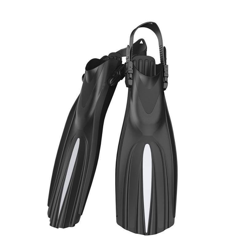 Long Blade Snorkeling Fins Scuba Diving Freediving PVC Rubber Swim Adults S/M To L/XL Sizes