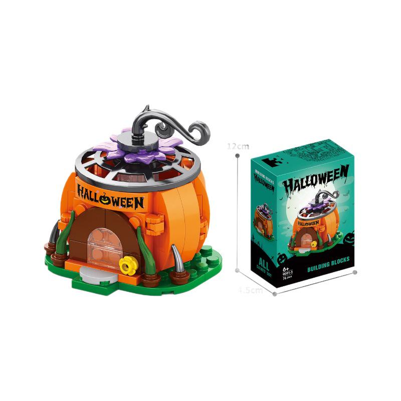 Compatible Halloween Lego Building Blocks: Fun Magic Night Educational Toys for Boys & Girls