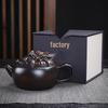 Shang Qi Hand-Carved Zitao Pixiu Shipiao Teapot
