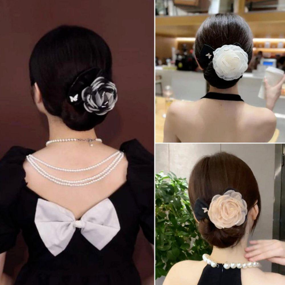 Cloth Hair Bun Maker Non-slip Twist Hairstyle Bun Elegant Lazy Hair Curler  Women Girls