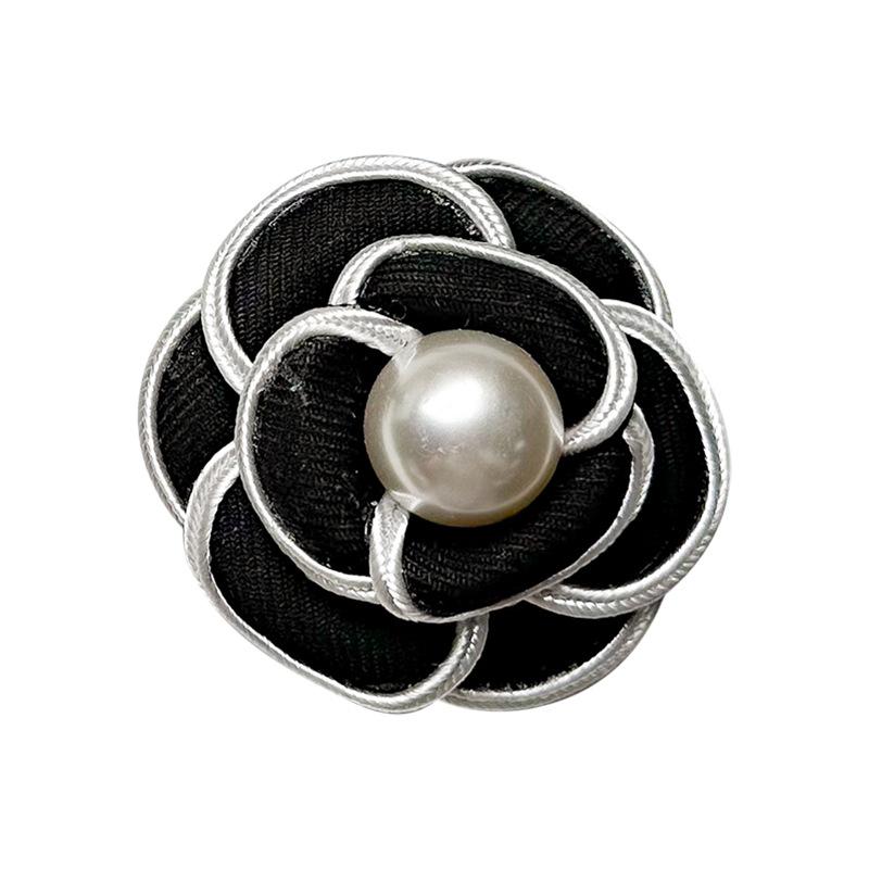 Pearl Fabric Soft Camellia Mobile Phone Airbag Holder Adhesive Small Fresh Desktop Watching Drama Online Class Support