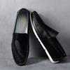 2025 Lightweight Loafers Men Handmade Leather Casual Shoes for Men Driving Flats Slip-on Shoes Man Moccasins Mens Boat Shoes
