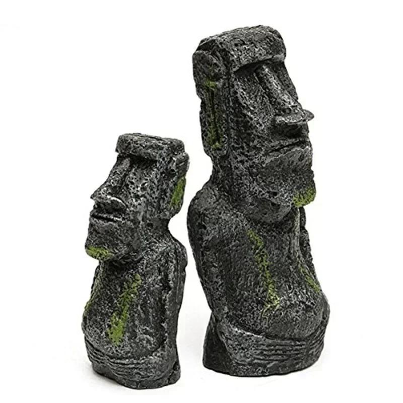 Aquarium Fisch Tank Harz Dekoration Ostern Insel Simulation Statue Personalisierte Urlaub Überraschung Geschenk Home Dekorationen Ornament
