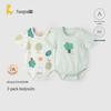 TONGTAI Baby Pure Cotton Short Sleeve Summer Bodysuit