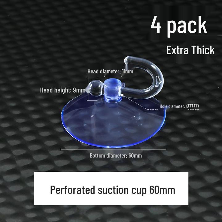 Transparent Strong Suction Hook for Glass or Tile - Free Shipping