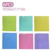6-Pack Cleaning Cloth, Super Absorbent Multi-purpose Kitchen Tableware Glass Cleaning Cloth, Environmentally Friendly Decontamination Cloth