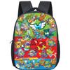 SuperThings Kindergarten Bags Funny Cartoon Backpack Waterproof Kids Bookbag SUPERTHINGS School Bag for Boys Girls Mochila