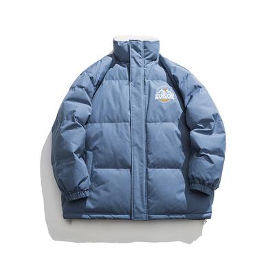 Baumwollgepolsterte Herren Winter Trend Dicke Baumwollgepolsterte Jacke Paare mit Übergröße Einfarbig Baumwollgepolsterter Herrenmantel Top