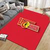 1. FC Union Berlin Flanell Teppich mit Aufdruck, Heim Sofa Dekoration für Wohnzimmer & Schlafzimmer, Rutschfeste Spiel Flanell Bodenmatte für Spielzimmer