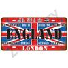 Retro Metal Tin Sign - Country License Plate for Home Bar Garage Man Cave Wall Decor