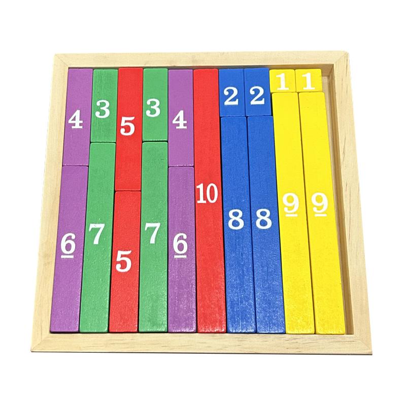 

Colorful Wooden Math Learning Sticks, Long And Short Counting Sticks, Mathematics Teaching Aid