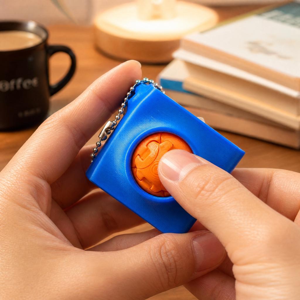 3D Printed Portable Stress Ball for Anxiety and Fidgeting