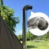 60MM Edelstahl 90 Grad Bogen Schornsteinrohr Biegung 90° Mehrwandiges Ofenrohr Für Camping im Freien Holzöfen Schornstein