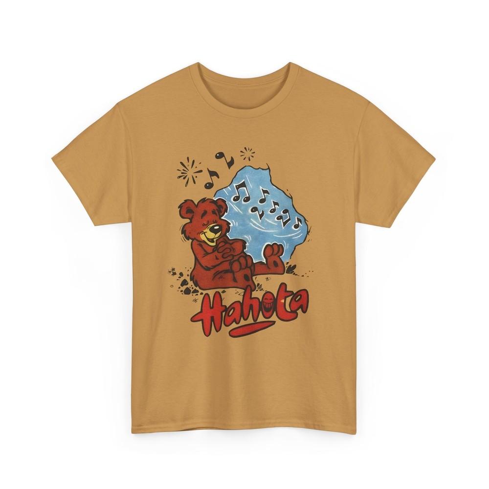 

1983 hungarian childrens book hahota bear tshirt XL