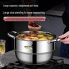 Saint Beid 304 Stainless Steel Double Layer Steamer Pot
