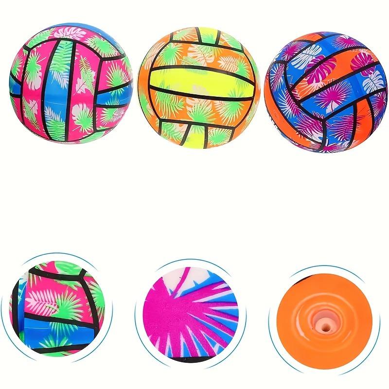 Extra Thick Kids Inflatable Water Volleyball Ball Single PVC Floating Beach Toy for Children Pool Summer Outdoor Fun Games