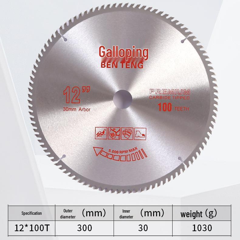 Benton Alloy Sharp Saw Blade for Wood and Metal Cutting
