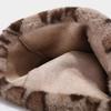 Soft Leopard Ear Beanie Korean Style Brimless Beanie Cap Fashion Plush Bear Hat  Outdoor