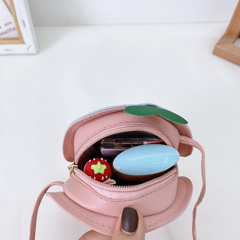 Korean-Style Cartoon Mushroom Coin Purse: Cute Children's Crossbody Bag 2022