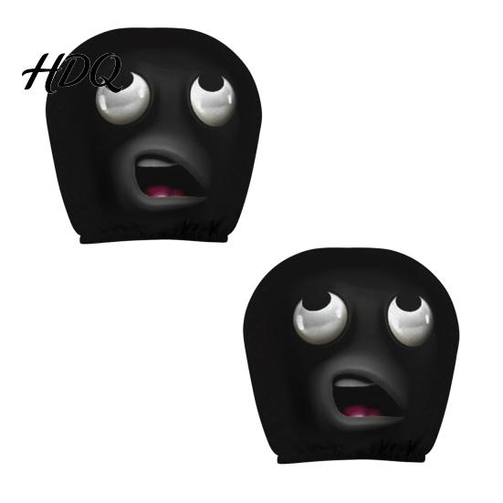Headrest Cover for SUV Funny Car Covers Spooky Pattern Seat Polyester Protector Protector Universal Breathable Stretchy Interior Accessories