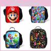 Super Mario Kids Insulated Lunch Bag Durable Oxford School Travel Picnic Bag