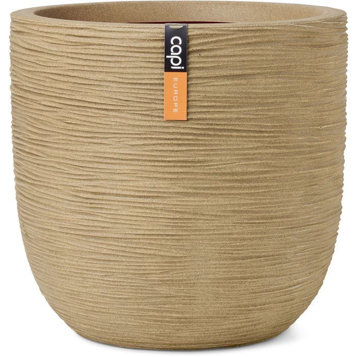 Pot boule - CAPI EUROPE - Rib NL - 35 x 34 cm - Beige