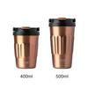 TYESO Coffee Mugs 400ml/500ml Insulated Cup Stainless Steel Thermos Water Bottles Portable Travel Car Tumbler Cold and Hot Mug