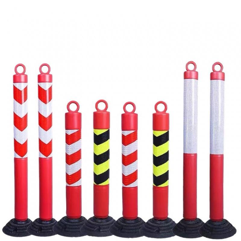 80cm Reflective Rubber-Plastic Anti-collision Road Post Guardrail