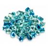 CERTIFIED 100 Ct Natural Blue Aquamarine Mix Shape Rare Mix Lot Loose Gemstone
