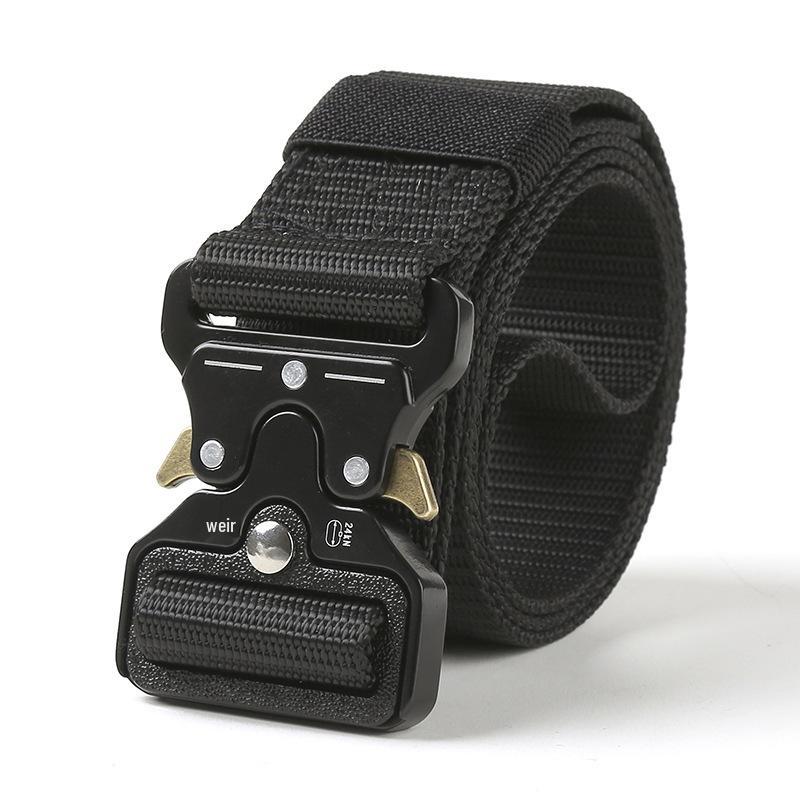 

Cobra Buckle Tactical Nylon Belt: Men s Trendy Canvas Outdoor Workwear Accessory 125 cm