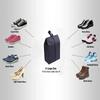 1Pack Portable Nylon Waterproof Shoe Storage Bags with Zipper Closure for Men and Women Travel or Family Item Organize