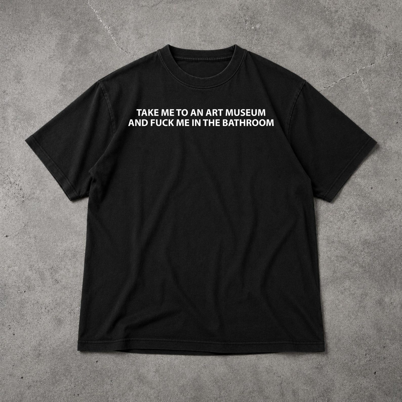Take Me To An Art Museum Shirt , And Fuck Me In The Bathroom T Shirt S