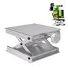 Aluminum Router Lift Table Woodworking Engraving Adjustable Lab Stand Woodworking Machinery Router Lifter experiment board stand
