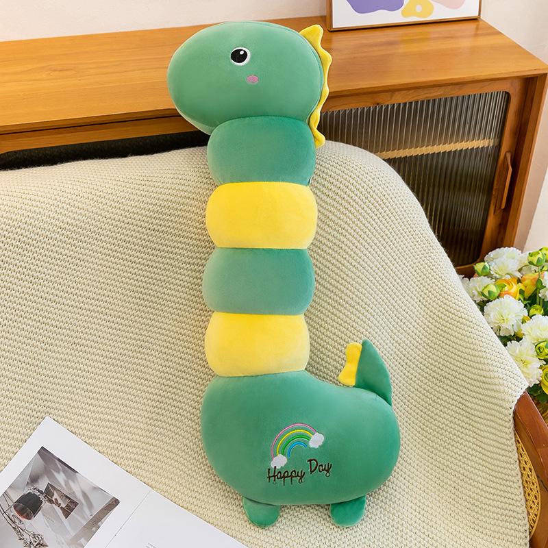 Long-neck Dinosaur Plush Toy - Cute Caterpillar Doll, Children's Hugging Pillow, Sleeping Companion, Gift