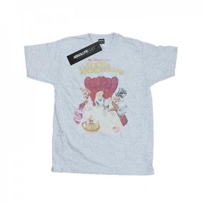 Mens Alice In Wonderland Retro Poster T-Shirt