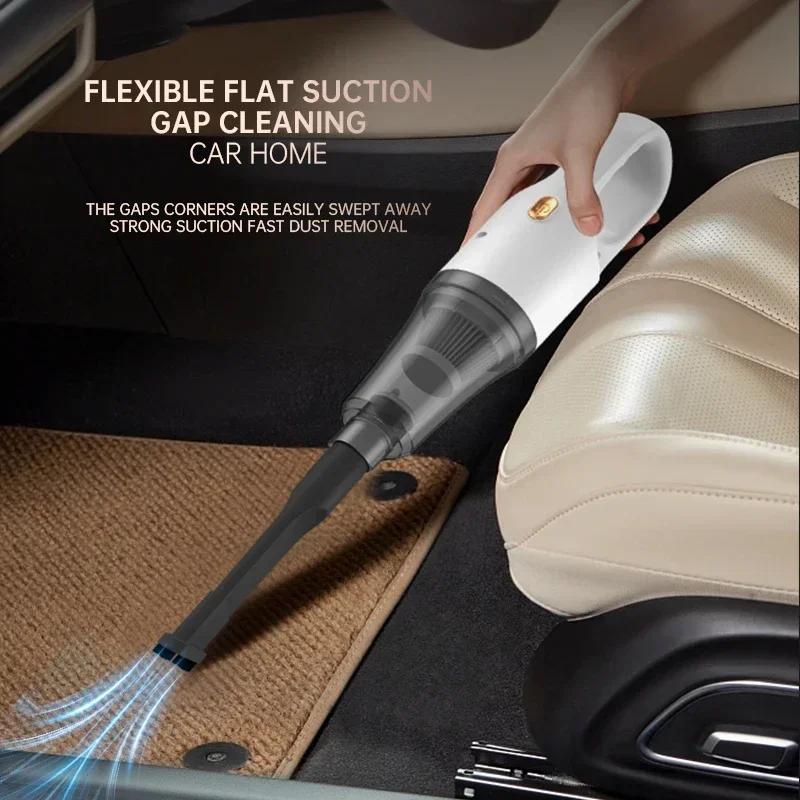 Car Household Vacuum Cleaner Wireless Dual-use Portable Convenient 20000PA Super Suction Power Rechargeable Vacuum Cleaner