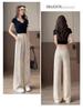 2026 Women's High-Waisted Wide-Leg Summer Pants - Breathable, Casual, Floor-Length