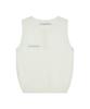 REST&RECREATION Half Button-Up Knit Vest - Ivory