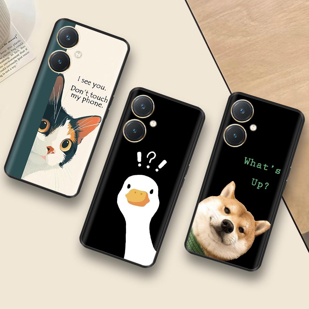For Vivo Y27 5G Case New Design Soft Cover Slim Case For VivoY27 5G V2302 V2322 Cases Liquid Silicone Fundas For Vivo Y36 5G